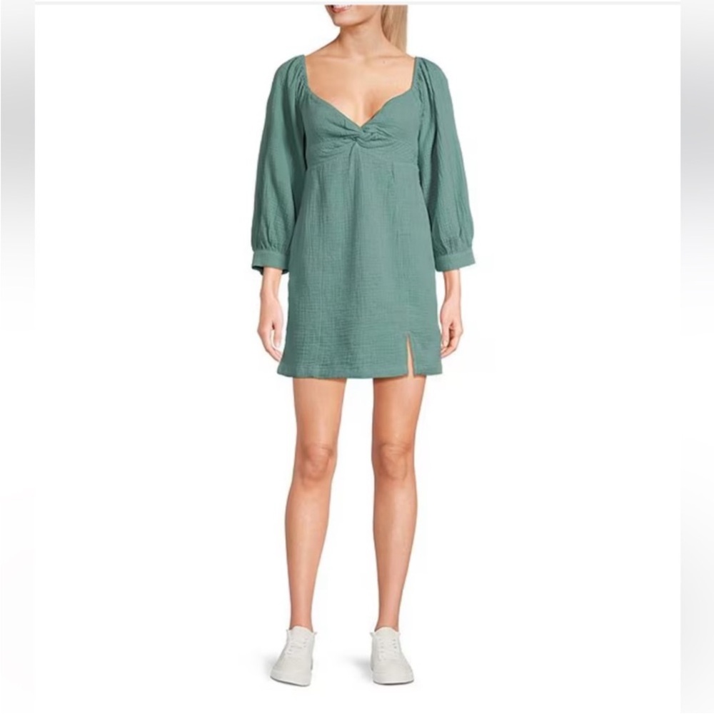 Roxy Moonlight Shores Long Sleeve Mini Dress